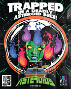 Atari X Asteroids (Edition #1565) Digital Art by 50 Years of Atari NFT Collection by Butcher Billy