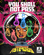 Atari X Asteroids (Edition #16) Digital Art by 50 Years of Atari NFT Collection by Butcher Billy