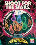 Atari X Asteroids (Edition #1782) Digital Art by 50 Years of Atari NFT Collection by Butcher Billy