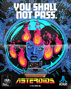 Atari X Asteroids (Edition #1804) Digital Art by 50 Years of Atari NFT Collection by Butcher Billy