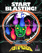 Atari X Asteroids (Edition #2238) Digital Art by 50 Years of Atari NFT Collection by Butcher Billy