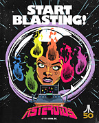 Atari X Asteroids (Edition #2246) Digital Art by 50 Years of Atari NFT Collection by Butcher Billy