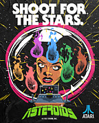 Atari X Asteroids (Edition #549) Digital Art by 50 Years of Atari NFT Collection by Butcher Billy