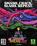 Atari X Breakout (Edition #582) Digital Art by 50 Years of Atari NFT Collection by Butcher Billy