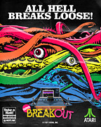Atari X Breakout (Edition #843) Digital Art by 50 Years of Atari NFT Collection by Butcher Billy