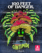 Atari X Centipede (Edition #1488) Digital Art by 50 Years of Atari NFT Collection by Butcher Billy