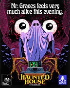 Atari X Haunted House (Edition #209) Digital Art by 50 Years of Atari NFT Collection by Butcher Billy