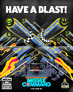 Atari X Missile Command (Edition #2330) Digital Art by 50 Years of Atari NFT Collection by Butcher Billy