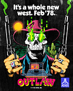 Atari X Outlaw (Edition #50) Digital Art by 50 Years of Atari NFT Collection by Butcher Billy