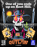 Atari X Outlaw (Edition #722) Digital Art by 50 Years of Atari NFT Collection by Butcher Billy