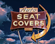 Auto Seat Covers Photograph by Robert FERD Frank