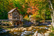 Autumn Morning at Babcock Photograph by Amanda Jones