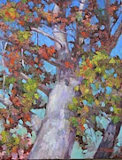Autumn Oak Painting by Jeff Dickson