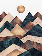 Autumn Peaks Digital Art by Elisabeth Fredriksson