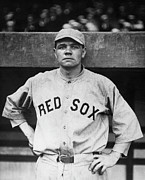 Babe Ruth In Red Sox Uniform Photograph by Bettmann