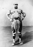 Babe Ruth Red Sox Ff Portrait Photograph by Transcendental Graphics