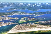 Backwaters 5122 tonemapped Photograph by Gulf Coast Aerials -
