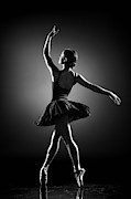 Ballerina dancing Photograph by Johan Swanepoel