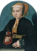 Bartholomaus Bruyn -Wesel or Cologne, 1493-Cologne, 1555-. Portrait of a Woman -ca. 1538 - 1539-.... Painting by Bartholomaeus Bruyn the Elder -1493-c 1557-