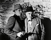 BASIL RATHBONE and NIGEL BRUCE in THE PEARL OF DEATH -1944-. Photograph by Album