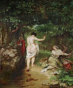 Bathing women. Oil on canvas -1853-. Painting by Gustave Courbet -1819-1877- Bathing women. Oil on canvas -1853-. Painting by Gustave Courbet -1819-1877-