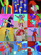 Beatles-yellow-sub-ladies Digital Art by Howie Green