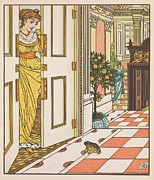 Beauty And The Beast Pl. 07 Painting by Walter Crane Beauty And The Beast Pl. 07 Painting by Walter Crane