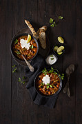 Black Beans And Cabbage Soup Photograph by Diana Popescu