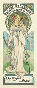 Bleuze-hadancourt Parfumeur Painting by Alphonse Mucha Bleuze-hadancourt Parfumeur Painting by Alphonse Mucha