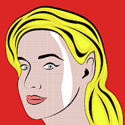 Blond portrait Digital Art by Long Shot Blond portrait Digital Art by Long Shot