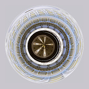 Blue and gray orb image Photograph by Phillip Rubino