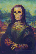 Bona Lisa Mixed Media by Marie Marfia Fine Art