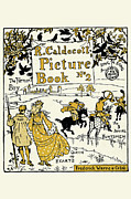 Book Cover Caldecott Picture Book No. 2 Painting by Randolph Caldecott