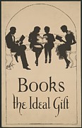 Books, The Ideal Gift Painting by Ethel C Taylor Books, The Ideal Gift Painting by Ethel C Taylor