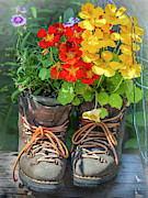 Boot Bouquet Photograph by Mark Mille