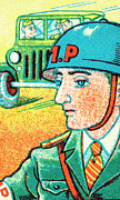 Border patrol Drawing by CSA Images Border patrol Drawing by CSA Images
