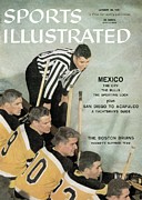 Boston Bruins Bench Sports Illustrated Cover Photograph by Sports Illustrated
