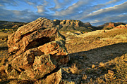 Boulders or Ruby Mountain at Sunrise Photograph by Ray Mathis