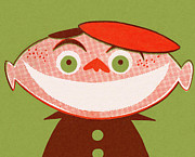 Boy With Big Smile Drawing by CSA Images Boy With Big Smile Drawing by CSA Images
