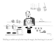 Braising It Is An Art Drawing by Avi Steinberg
