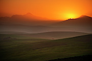 Bredasdorp Sunset At The Mountains Between Hermanus And Cape Agulhas, Western Cape, South Africa, 2018 Photo Photograph by Unknown