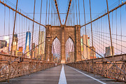 Brooklyn Bridge Promenade With The New Photograph by Sean Pavone