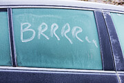'brrrrrr' Written On A Car Window In The Frost, Ambleside Photograph by Ashley Cooper / Naturepl.com
