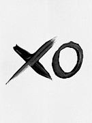 Brush Stroke XO Mixed Media by Naxart Studio Brush Stroke XO Mixed Media by Naxart Studio