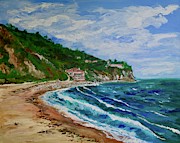 Burnout Beach, Redondo Beach California Painting by Tom Roderick