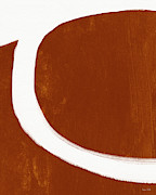 Burnt Orange Drift 2- Art by Linda Woods Painting by Linda Woods Burnt Orange Drift 2- Art by Linda Woods Painting by Linda Woods