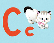 C as in Cat Drawing by CSA Images C as in Cat Drawing by CSA Images