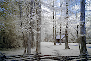 Cabin in the Smoky's II Photograph by Jon Glaser