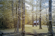 Cabin in the Smoky's Photograph by Jon Glaser