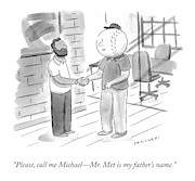 Call Me Michael Drawing by Drew Panckeri